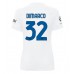 Inter Milan Federico Dimarco #32 Bortedrakt Dame 2023-24 Korte ermer